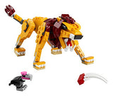 LEGO Creator 3in1 Wild Lion 31112 3in1 Toy Building Kit Featuring Animal Toys for Kids