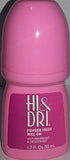 Hi & Dri Anti Perspirant Deodorant Roll on Powder Fresh 1.7 Oz (Pack of 12)