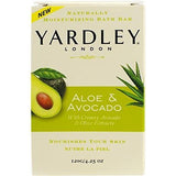 Yardley 5583027.2x9 Aloe and Avocado Naturally Moisturizing Bath Bar (Pack of 9)