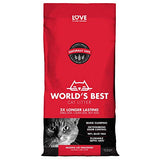 World's Best Cat Litter, Clumping Litter Formula for Multiple Cats, 28-Pounds