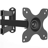 WALI TV Wall Mount Articulating LCD Monitor Full Motion 15 inch Extension Arm Tilt Swivel