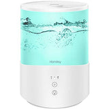 Homasy Humidifiers for Bedroom, 25dB Cool Mist Humidifier Diffuser with 7-Color