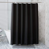 AmazerBath Plastic Shower Curtain, 72 x 78 Inches EVA 8G Shower Curtain with Heavy Duty