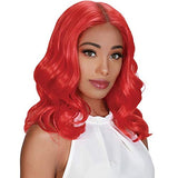 Zury Sis Synthetic Pre-Tweezed Swiss Lace Front Wig - H TOBI (3TFBR/BLONDE)
