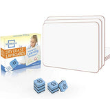 6 Pack Dry Erase Lap Board 9”X12” | Interactive Learning Whiteboard Educational