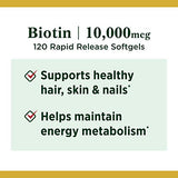 Biotin by Nature's Bounty, Vitamin Supplement, Supports Metabolism