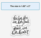 Inspirational quote stickers | Waterproof vinyl decals | Encouraging mental health self care self