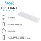 Brilliant Evolution Wireless Ultra Thin LED Light Bar 1 Pack | Battery Operated