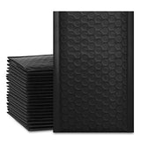 UCGOU 4x8 Inch Poly Bubble Mailers Self Seal 50pcs Black Padded Envelopes