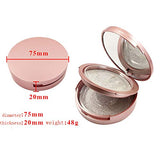 HBZGTLAD new eyelashes packaging 10 pieces 2pairs empty plastic ring box with tray wholesale mink eyelashes box (Rose gold)