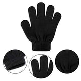 Kids Winter Knit Gloves, 12 Pairs Full Finger Stretchy Magic Gloves for Boys and Girls