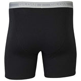 Gildan Men's Regular Leg Boxer Brief Multipack, Black (5 Pack), Small