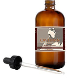 Caveman Fragrance Free - Sensitive Caveman Beard Oil, Leave in Conditioner, 2oz Glass Bottle and Dropper