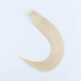 Sixstarhair 50g Tape in Hair Extensions Ash Blonde Color 60 Light Blonde Hair Extensions Luxury Human Hair Extensions For Salon Beautiful Color [Color 60 Ash Blonde 16inch]