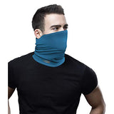 Copper Fit unisex adult Guardwell Face Cover and Neck Gaiter, Blue, US
