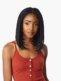 Sensationnel Cloud 9 4x4 Hand Braided Swiss Lace Front Wig - BOX BRAID BOB (SM1B/BG)