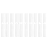 10Pcs Fashionable Empty Mascara Tube Wand Eyelash Cream Container Bottle 10ml(White)