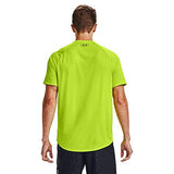 Under Armour Men's Tech 2.0 Short Sleeve T-Shirt , Green Citrine (394)/Black , X-Small