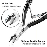 Cuticle Trimmer with Cuticle Pusher, Easkep Cuticle Remover Cuticle Nipper Professional