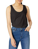 Hanes Women's Scoop Neck Tank Top, Black, Small