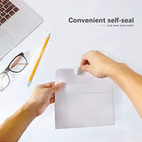 Ohuhu A7 Printable White Envelopes 5X7 100 Pack - Quick Self Seal,for 5x7 Cards