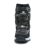 GUBARUN Boys Snow Boots Kids Outdoor Warm Shoes Waterproof (Black1, 5.5)