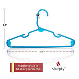 Sharpty Children's Hangers Plastic, Kids Hangers Ideal for Everyday Standard Use