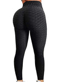 FITTOO Women's High Waisted Yoga Pants Tummy Control Scrunched Booty Leggings