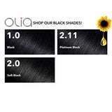 Garnier Olia Ammonia-Free Brilliant Color Oil-Rich Permanent Hair Color, 1.0 Black