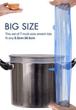 longzon Silicone Stretch Lids 14 Pack Include 2Pcs XXL Size up to 9.8'' Diameter