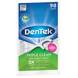 DenTek Triple Clean Floss Picks, 90 Count