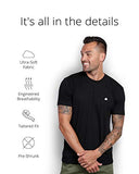 INTO THE AM Men's Premium T-Shirt Plain Fitted Crewneck Short Sleeve
