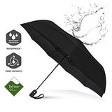 Repel Umbrella Double Vented Windproof Automatic Travel Umbrellas with Teflon