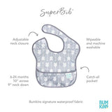 Bumkins SuperBib, Baby Bib, Waterproof, Washable, Stain and Odor Resistant