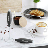 PowerLix Milk Frother Handheld Battery Operated Electric Foam Maker For Coffee
