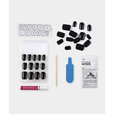 Kiss Nails GEL FANTASY-Short Design Nails w/Adhesive Tabs & Glue (KGN15-AIM HIGH)