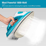 BEAUTURAL 1800 Watt Steam Iron for Clothes with Precision Thermostat Dial