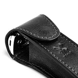 MÜHLE Black Leather Safety Razor Travel Pouch