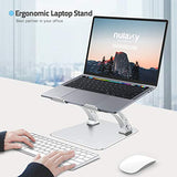 Nulaxy Laptop Stand, Ergonomic Height Angle Adjustable Computer Laptop