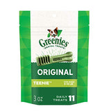 Greenies Original Dental Dog Treats, Teenie Size for Dogs 5-15 Lbs, 3 Oz Pouch