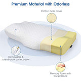 HOKEKI Contour Memory Foam Pillow Neck Pain Support, Neck Pillows