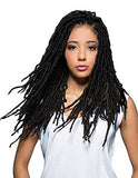 (6-PACK) Bobbi Boss Synthetic Hair Crochet Braids African Roots Braid Collection Nu Locs 24" (2)