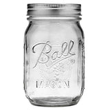 Single Jarden Ball Regular Mouth 16-Ounces Mason Jar with Lid and Band (1-jar)