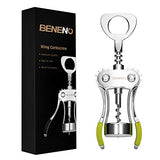 Wine Opener, Zinc Alloy Premium Wing Corkscrew Wine Bottle Opener