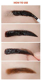 Tint My Brows Gel Long-Lasting Eyebrow Peel Off Brow Tint Tattoo (Brown)