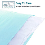 NTBAY Standard Pillowcases Set of 2, 100% Brushed Microfiber, Soft and Cozy, Wrinkle