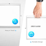 ARCOBIS Small Desktop Dry Erase Board 12" X 8" Portable Magnetic