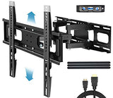 Everstone Full Motion TV Wall Mount with Height Adjustment for Most 32-65 inch LED