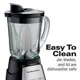 Hamilton Beach Power Elite Blender with 12 Functions for Puree, Ice Crush, Shakes