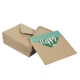 Kraft Paper Envelopes for Baby Shower, Birthday Party, and Wedding